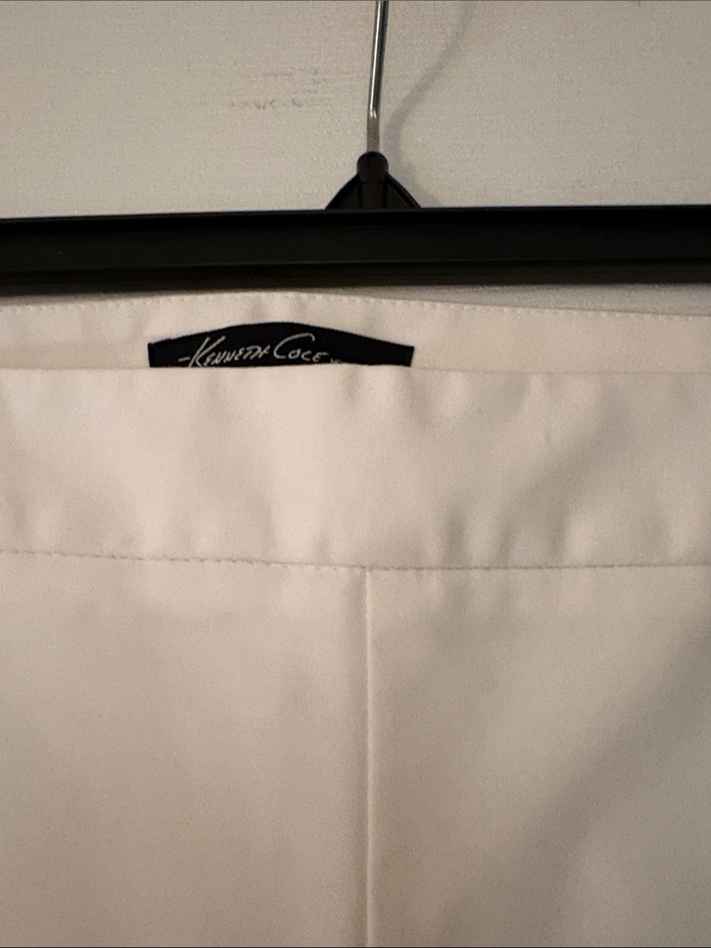 Kenneth Cole New York Ivory Cropped Ankle Pants - Picture 8 of 9